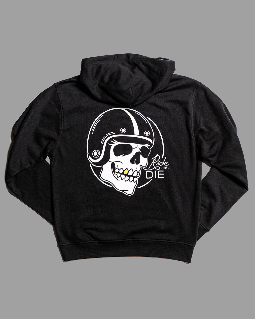 PRE ORDER: Grit+Grvl "Ride or Die" skull hoodie