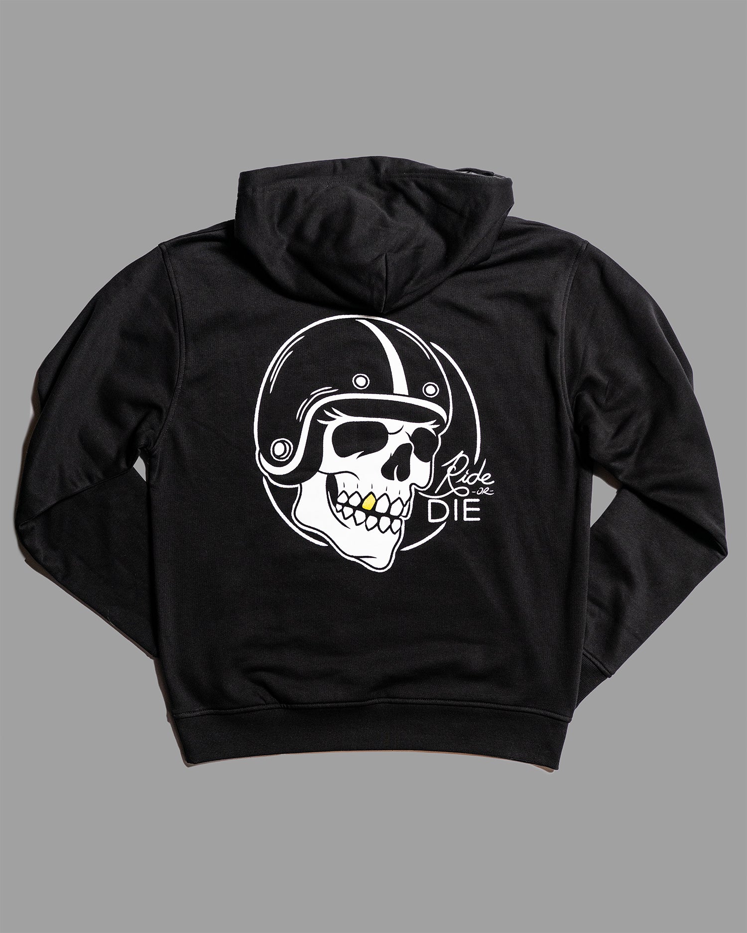 PRE ORDER: Grit+Grvl "Ride or Die" skull hoodie