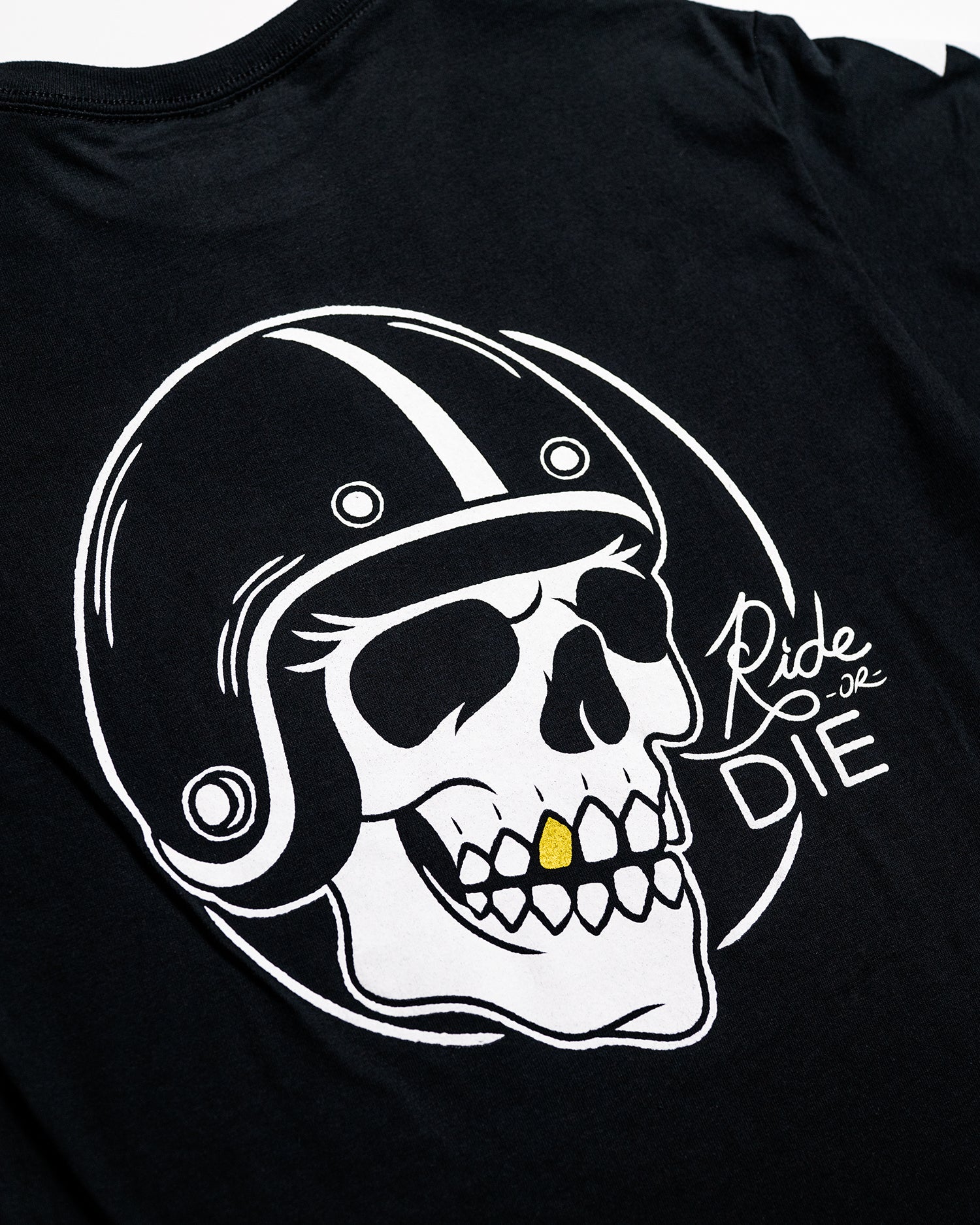 Grit+Grvl "Ride or Die" skull tee