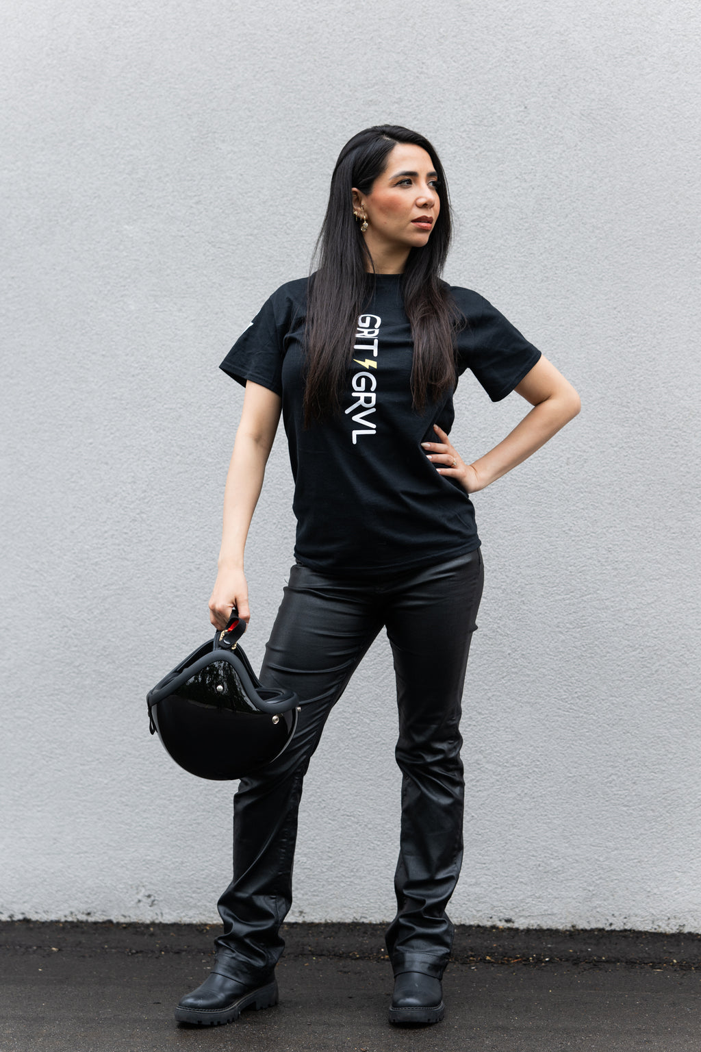 Grit+Grvl "Ride or Die" skull tee