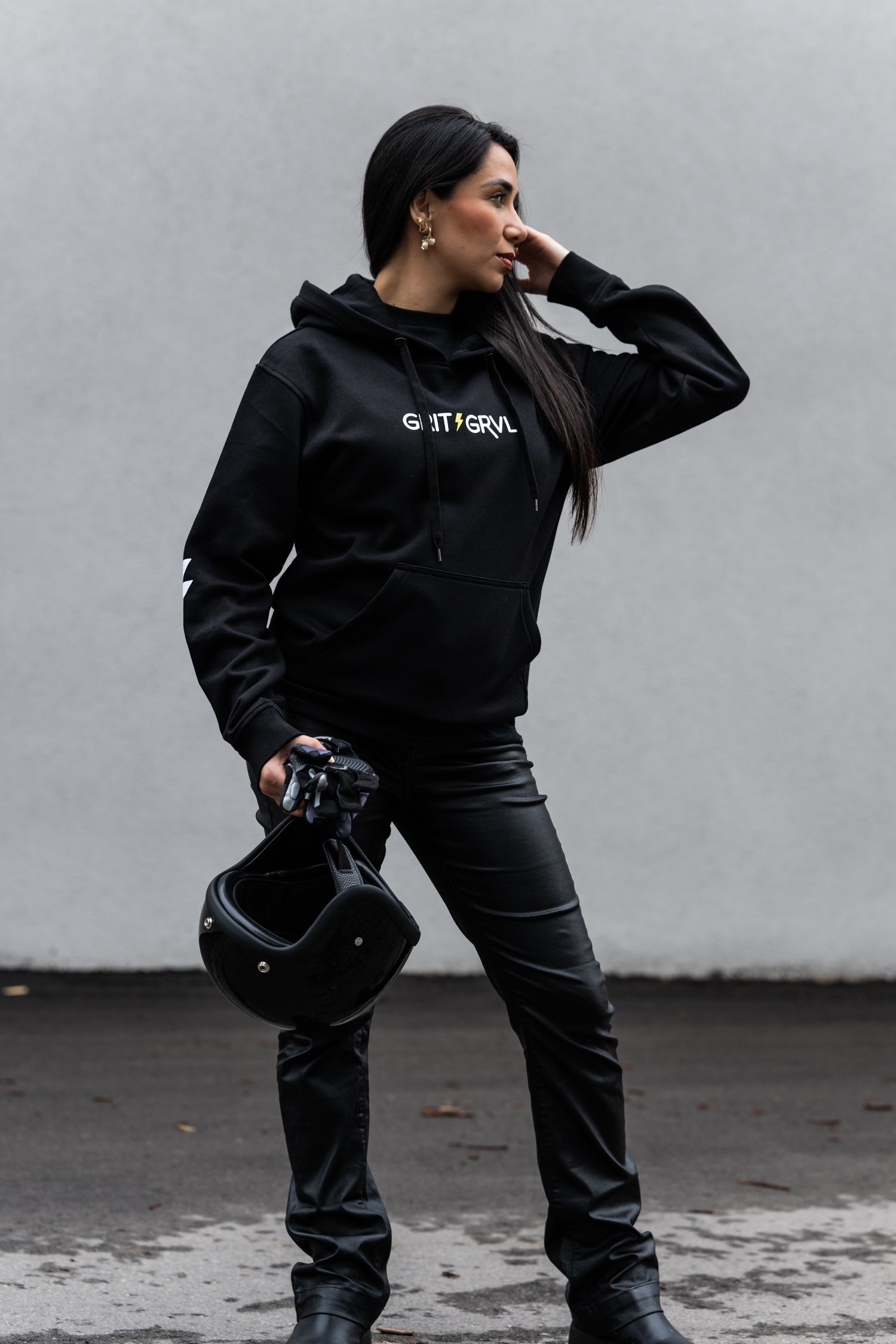 PRE ORDER: Grit+Grvl "Ride or Die" skull hoodie