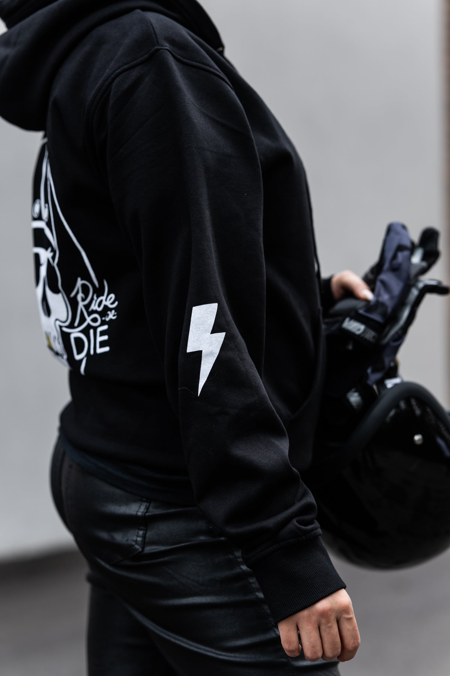 PRE ORDER: Grit+Grvl "Ride or Die" skull hoodie